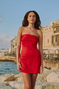 The Lily Dress - Red - Veler