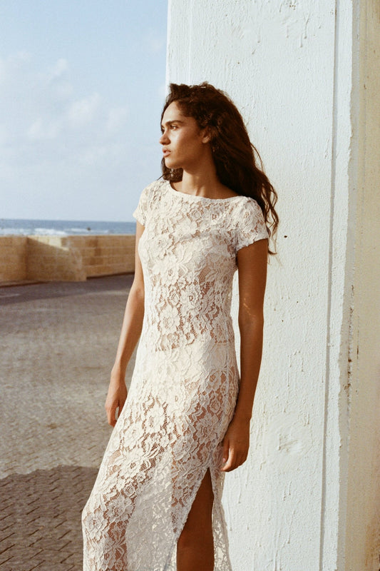 The Sophie Dress - White - Veler
